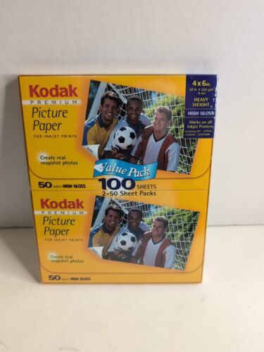 Primary image for Kodak Premium 4x6 Inch Picture Paper Heavy Weight High Gloss 93 Sheets #837 0785