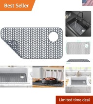 Silicone Sink Protector 28.6&quot;x14.5&quot; - Easy-Clean, Heat-Resistant &amp; Versa... - $49.50