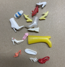 Vintage Barbie Single Shoes and Boots Lot of 17 Preowned sold as is. - £18.21 GBP