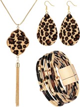 3 Pieces Leopard Jewelry Set - £20.43 GBP