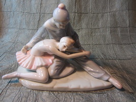 Paul Sebastian Ballerina-Partner and Ballerina Porcelain Figurine - $32.50