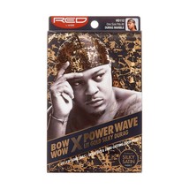 RED by KISS BOW WOW X POWERWAVE LIT GOLD SILKY DURAG SILKY SATIN - HD112 - £4.45 GBP