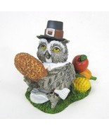 Lil Whoots Figurine Giving Owl Thanks Owlebration Thanksgiving Pilgrim H... - $12.86