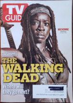 Danai Gurira as Michonne in the Walking Dead in TV Guide 2014 - £3.93 GBP