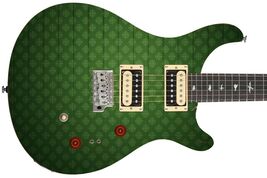 Guitar Skin Axe Wrap/ Pickguard Headstock Re-Skin Control Room Green 859 - $27.71+