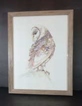 Woodland Owl Watercolor Print 2015 Luisa Millicent Framed Wall Art -Threshold - £18.68 GBP