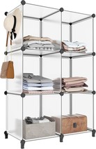 Storage Cubes Organizer Cabinet For Kids, Closet, Bedroom,, Cube Storage... - $37.93