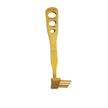 Spaghetti Wooden Peg Utensil Serving Measure Handle 12&quot; Pasta Kitchen Cooking - £11.83 GBP