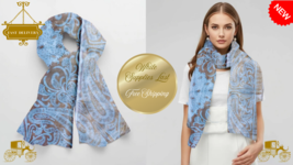 Satin Scarf 35x35 Premium Silk Wrap, Lightweight, Vibrant, and Free Ship... - $49.26 CAD