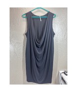 Free People Purple Pilow Talk Tank Pocket Mini Dress Drape Neck LIne Sz ... - $46.19 CAD
