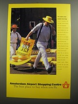 1991 Amsterdam Airport Shopping Centre Ad - The world&#39;s most popular travel bag - £13.82 GBP