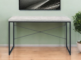 47&quot; Antiqued White and Black Writing Desk - $417.36 CAD