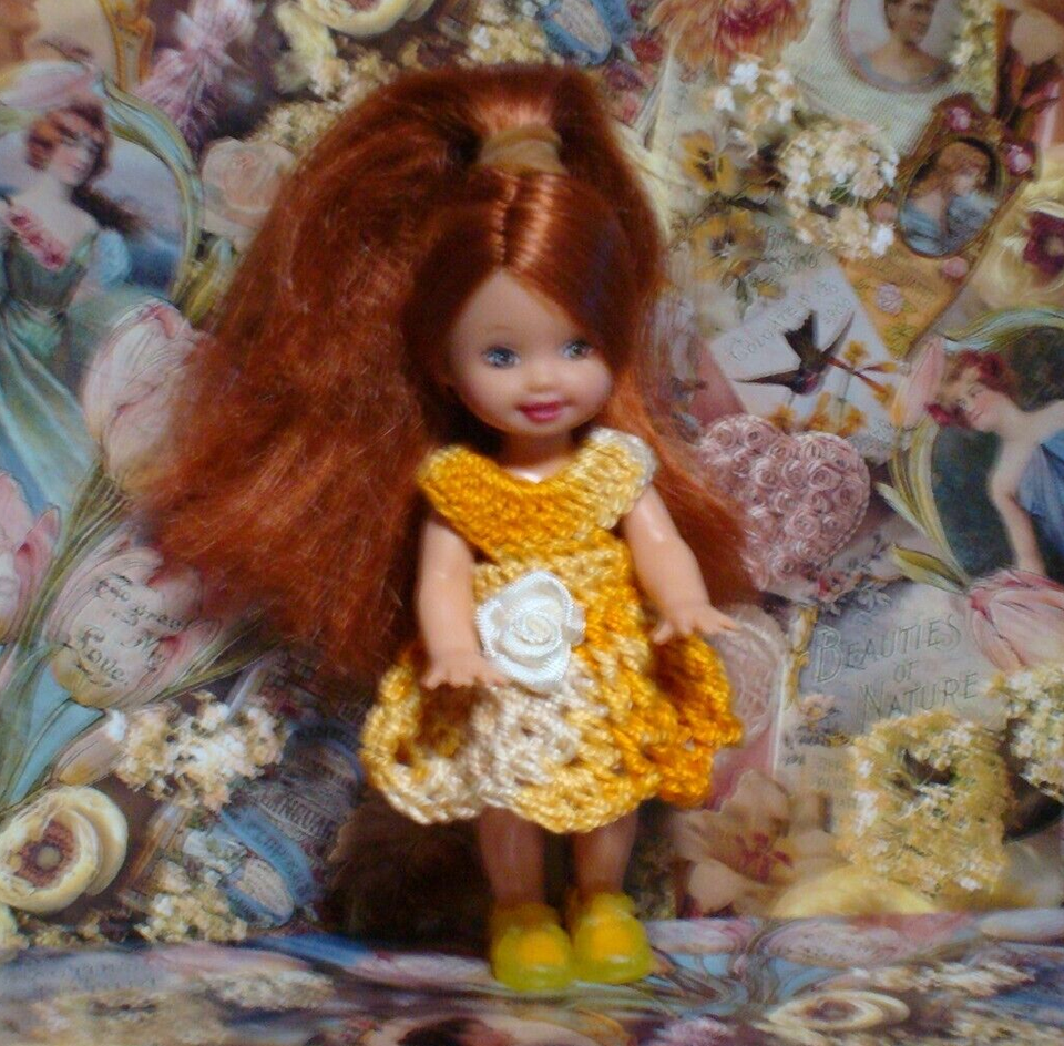 Hand crocheted Doll Clothes for Kelly or same size dolls #2534 - $12.00