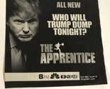 The Apprentice Vintage Tv Guide Print Ad Donald Trump TPA15 - £6.99 GBP