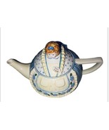 Teapot with little girl and dress covered- Tea Time “Read Re Condition” - £13.01 GBP
