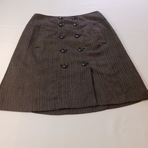 APT. 9  Women&#39;s Brown Front Button Pockets Skirt Size 8 Waist Measured 32&quot; - €9,48 EUR
