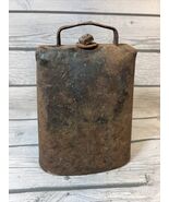VINTAGE 1800S OLD HAND MADE CRAFTED METAL COW BELL Primitive - $33.66