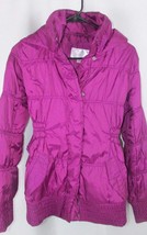 Xhileration Target Purple puffer girls winter coat hooded Jacket M 10-12 - £10.65 GBP
