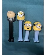 Despicable Me PEZ Dispensers Set of 4 Gru &amp; Minions Collectible Lot - $20.90 CAD
