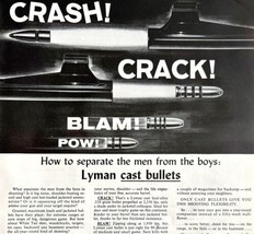 Lyman Gun Sight Cast Bullets 1964 Advertisement Hunting Ammo Vintage DWEE13 - £23.58 GBP