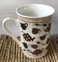 Kent Pottery Teapots Spoons Pitchers Expenses Journal themed Coffee Mug Tea Cup  - £14.87 GBP