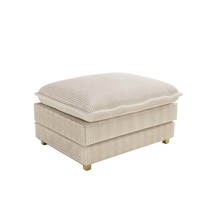 Beige Modular Sectional Sofa: Deep Seat Couch - $152.99