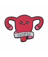 CUTERUS UTERUS ENAMEL PIN Cute Feminist Lapel Brooch Women Jewelry Pink ... - €5,21 EUR