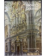 Travel Poster Mexico Organ Of The Puebla Cathedral Vintage 35” X 24.5” - $19.77