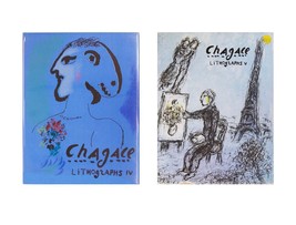 Bundle- 2 Assorted Marc Chagall Complete with lithographs Books - £699.78 GBP