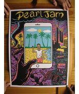 Pearl Jam Poster Silkscreen April 13, 2020 Veijas Arena Pluralone - €232,34 EUR