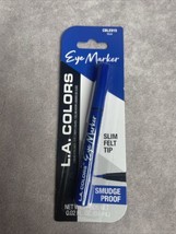 La Colors Blue Eye Marker Slim Felt Tip Smudge Proof CBLE915 Liquid Eyeliner - $7.69