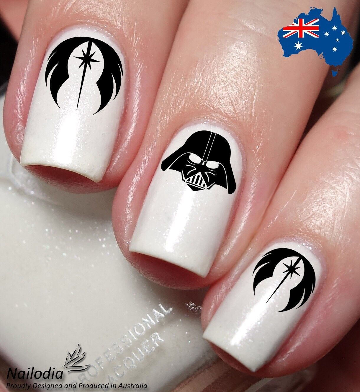 Star War Inspired Nail Art Decal Sticker Water Transfer Slider