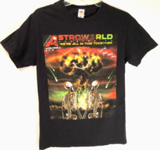TRAVIS SCOTT Astroworld Festival We&#39;re All In This Together Black T-Shirt S - £39.56 GBP