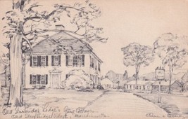 Old Sturbridge Lodge Guest Cottages Massachusetts MA Postcard C25 - £2.35 GBP
