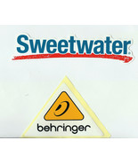 2 Adhesive STICKERS Music Gear Sticker SWEETWATER and BEHRINGER - £17.16 GBP