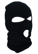 New 3 Hole Full Face Ski Mask Winter Cap Balaclava Hood Beanie Warm Tactical Hat - £6.14 GBP