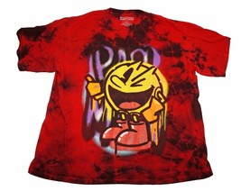 Modern Pac Man Tie-Dye Graphic Tee 2XL - Unisex Adult XXL Gaming Shirt - £11.85 GBP