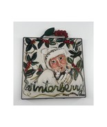Vintage Nancy Thomas Metal Picture Home Décor 1998 Winterberry Christmas... - $129.00