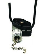 PULL CHAIN 2 way SWITCH Nickel silver Lamp Light Appliance LEVITON 10097... - $22.27 CAD