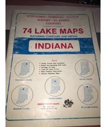 74 lake maps indiana book 2 Bright Spot maps - €130,80 EUR