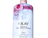 Olay Fresh Outlast Rose Water &amp; Sweet Nectar B3 Complex Body Wash 30oz - £20.45 GBP
