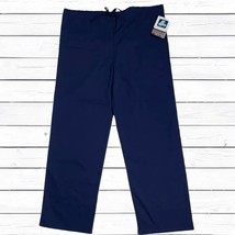Adar  Scrub Medical Pants multi Pocket Navy Men Womens Size M/M - £10.18 GBP