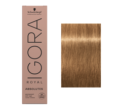 Schwarzkopf IGORA ROYAL Absolutes Hair Color, 8-50 Light Blonde Gold Natural