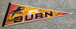 VTG MLS Dallas Burn Soccer Defunct Circa 2001 Style #2 Logo Pennant 30&quot; X 12&quot; - £8.73 GBP