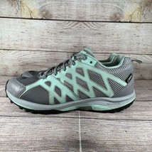 The North Face Waterproof Vibram Womens Size 10 Trail Hiking Shoes Gray Teal - £23.48 GBP