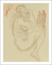 Artebonito - Salvador Dali Woodcut, Purgatory 19, Divine Comedy - £135.89 GBP