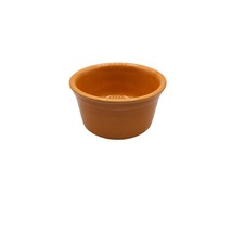 Homer Laughlin Fiestaware Tangerine 3.5&quot; Dip Relish Condiment Butter Bowl - $372.30 MXN