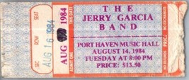 Jerry Garcia Fascia Concerto Ticket Stub Agosto 14 1984 Buono Skate Roller Rink - $59.38