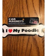 Car Magnets Who Rescued Who? “ I ❤️ My Poodle”, Ships N 24h - $13.85