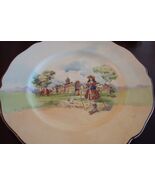 ROYAL DOULTON Charles II at Chelsea Hospital plate, Historical England, ... - $54.45